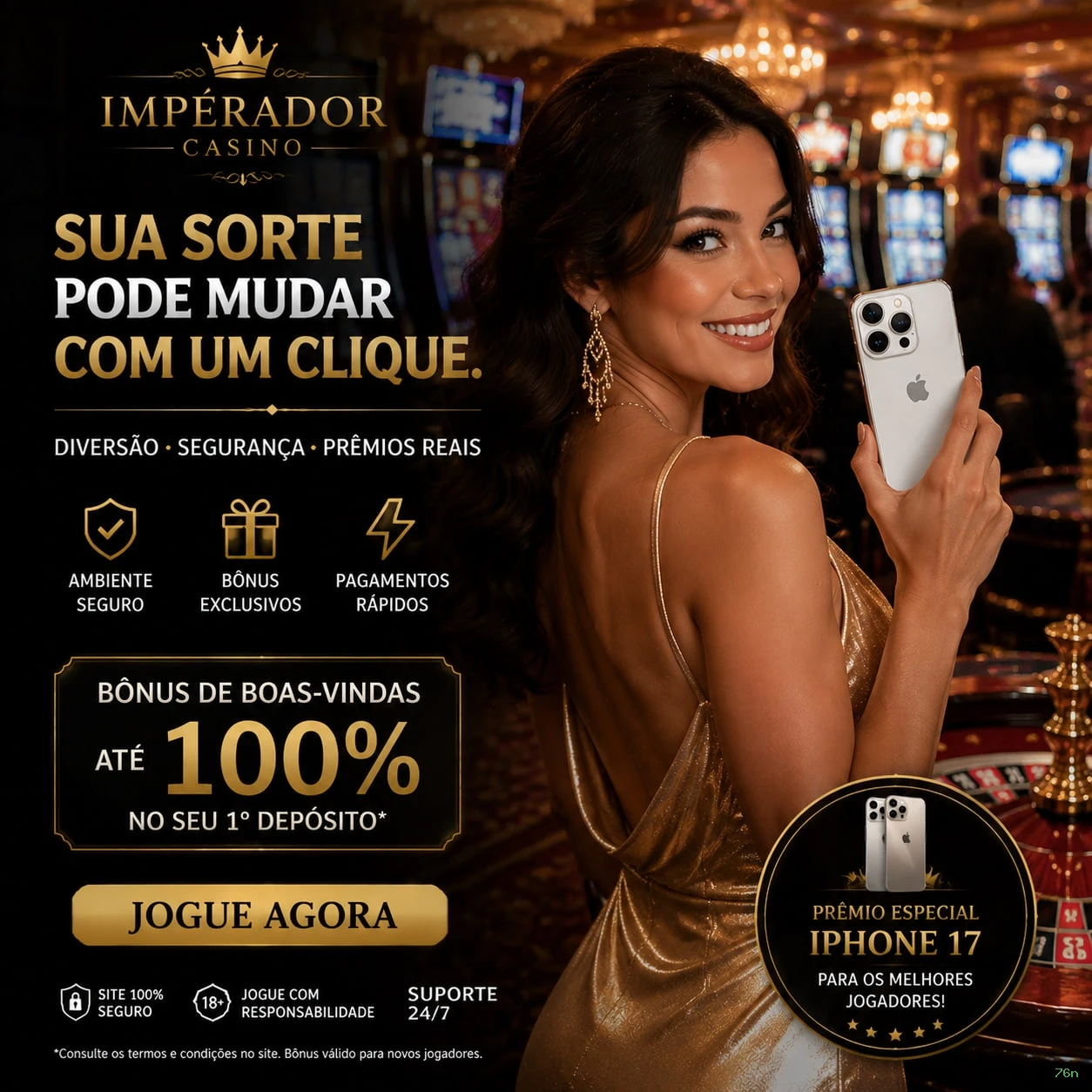 Login seguro na 76n